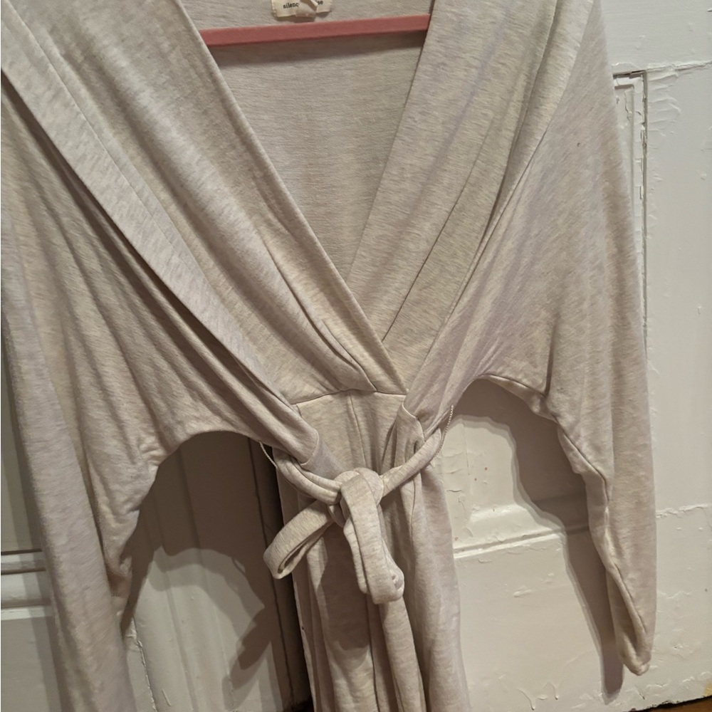 Silence + Noise Soft Cream Robe